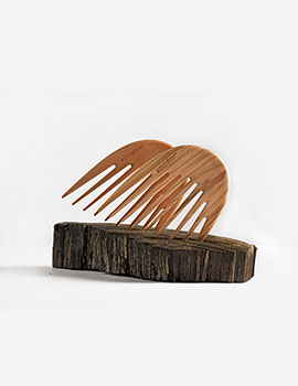 wooden comb