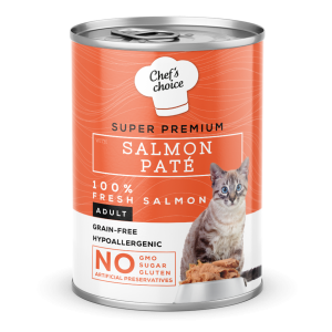Chef´s choice gatos - Alimento húmedo pate de salmón