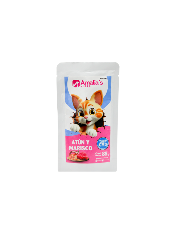 Amalia's Nutra gatos - Pouch sabor atun y marisco