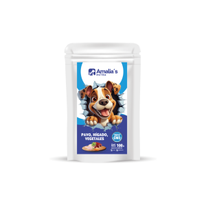Amalia's Nutra perros - Pouch sabor pavo, hígado, vegetales y quinoa
