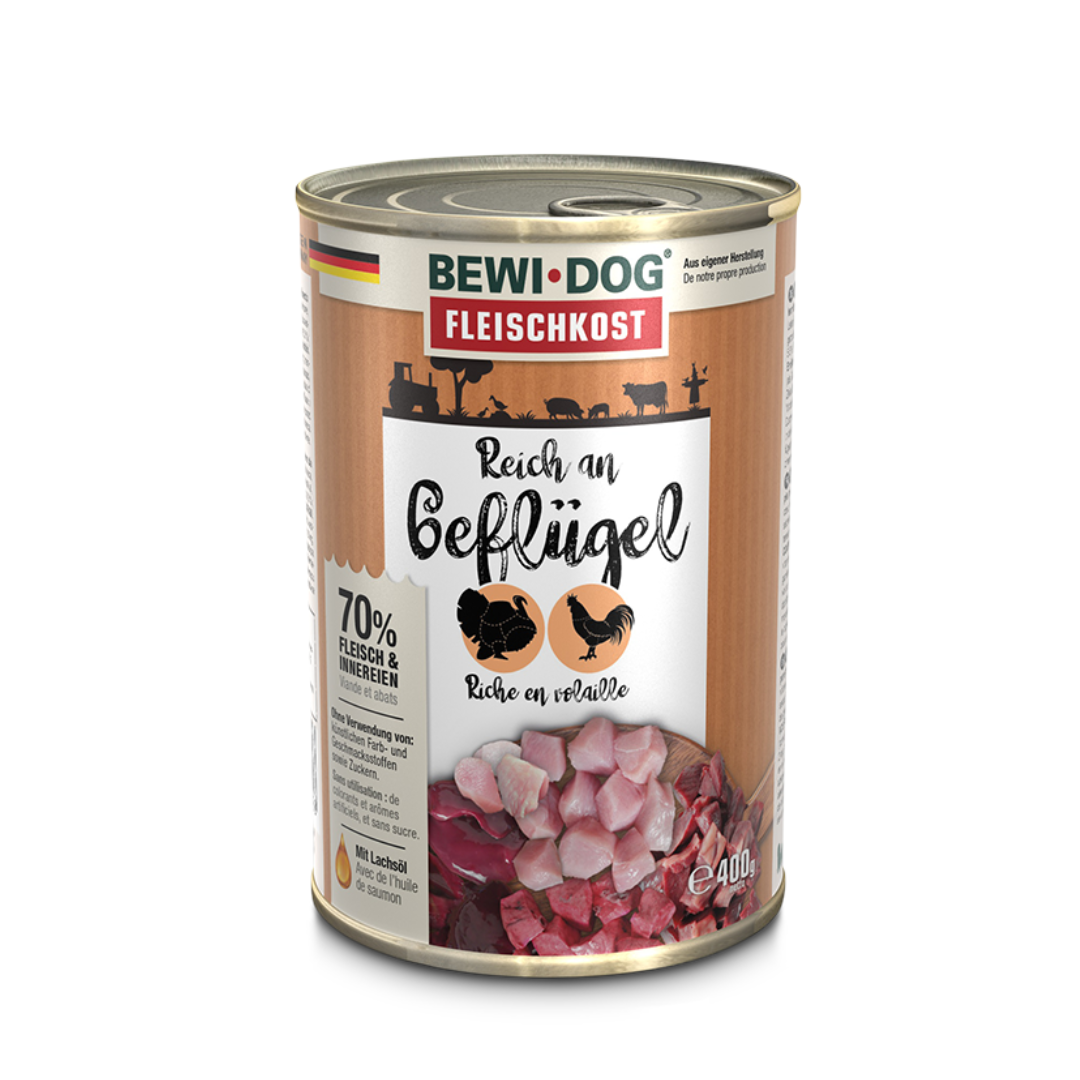 Bewidog - Alimento húmedo rico en ave