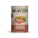 Bravery - Alimento húmedo para perros - pollo y vegetales
