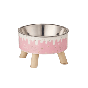 Plato elevado rosa