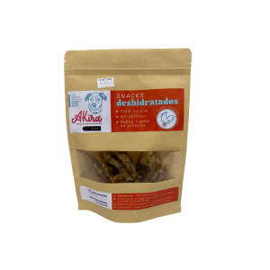 Akira snacks deshidratados patas de pollo