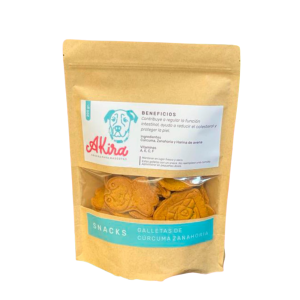 Akira snacks - Galletas de cúrcuma zanahoria