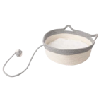 Pawise - Cama canasto tejido con cojin 40 cm