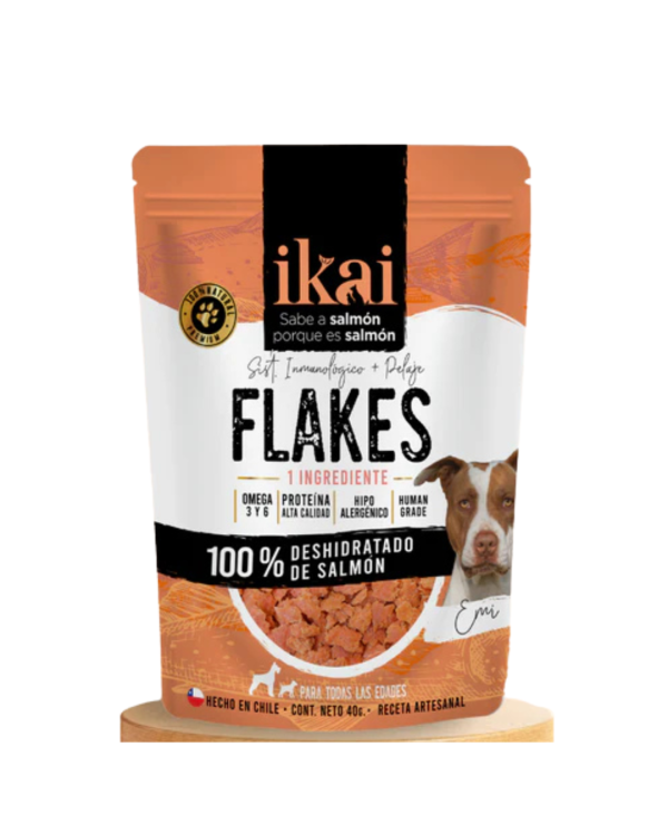 Ikai - Flakes de salmon para perros