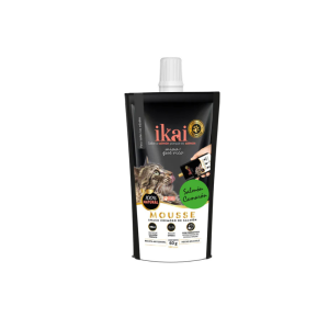 Ikai - Mousse de salmón camaron para gatos