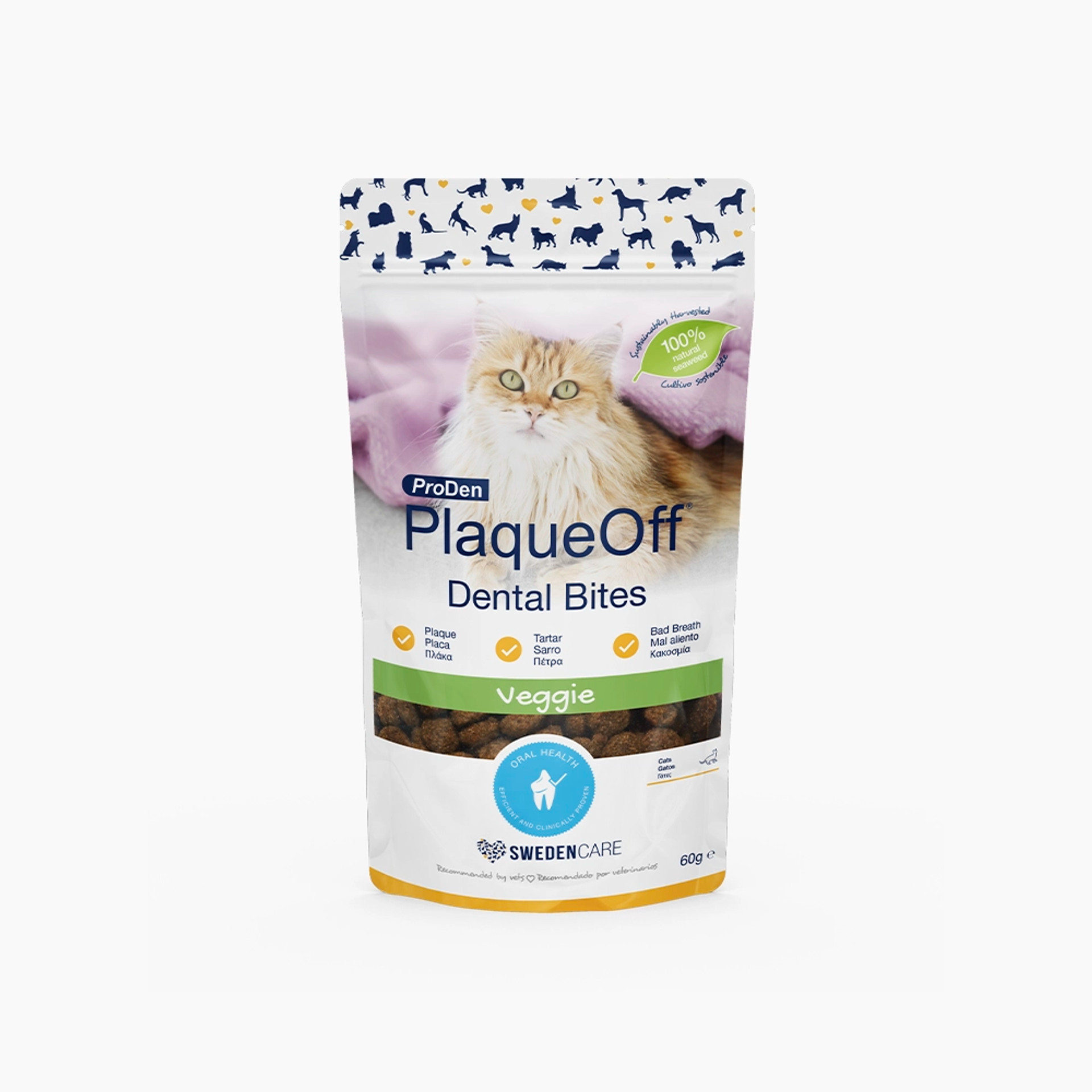 PlaqueOFF dental bites para gatos