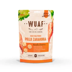Wuaf - Snack receta casera pollo zanahoria