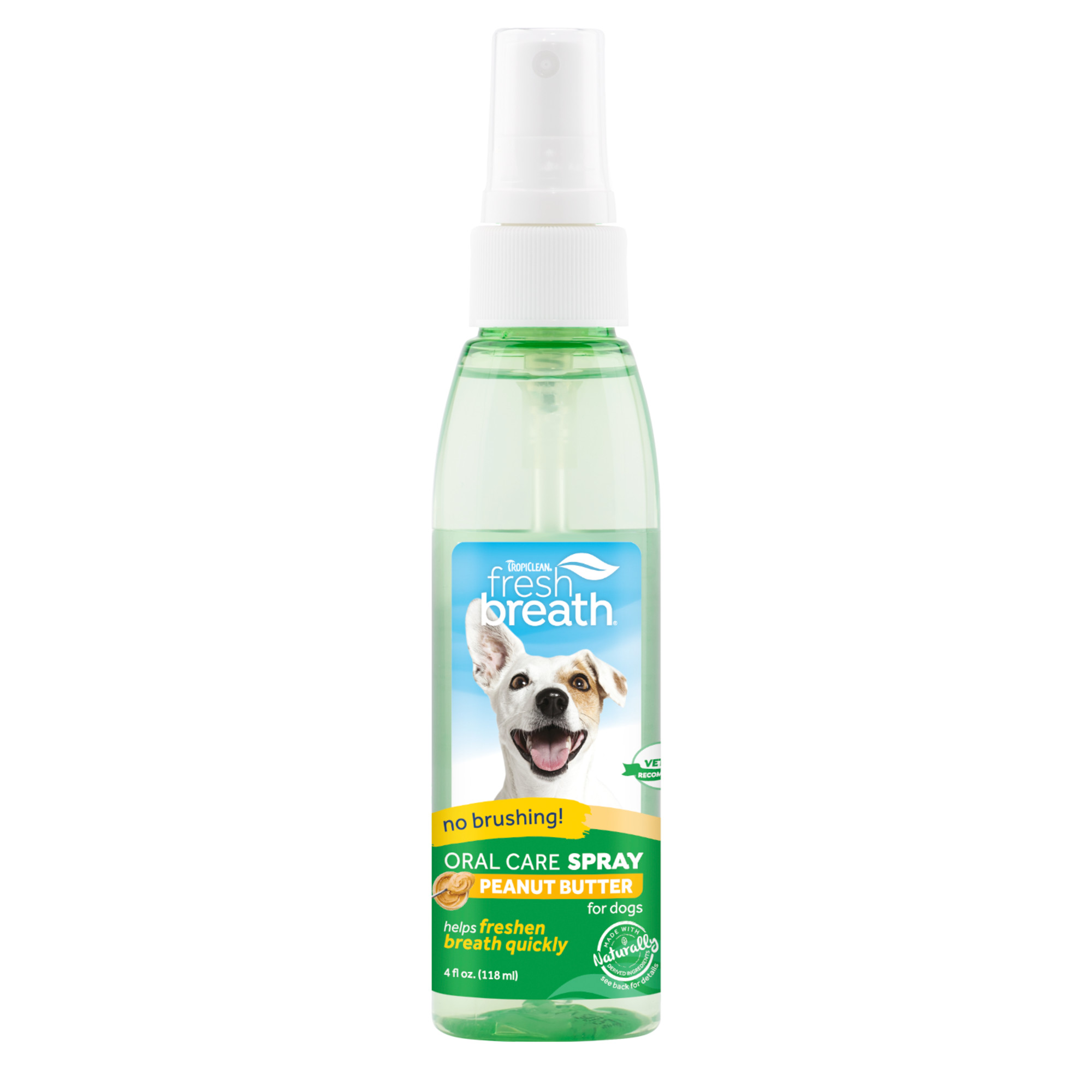 Tropiclean - Spray para el aliento con sabor a mantequilla de mani