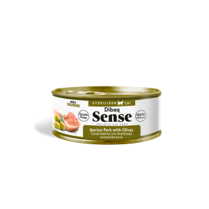 Sense - Alimento húmedo gato esterilizado - cerdo con aceitunas