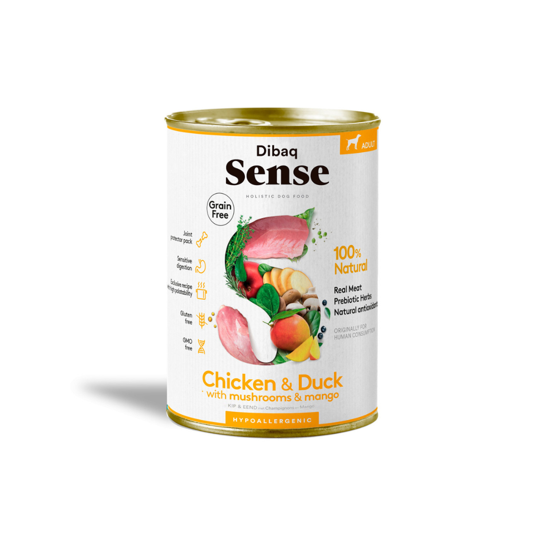Sense - Alimento húmedo perros - pollo y pato 380gr