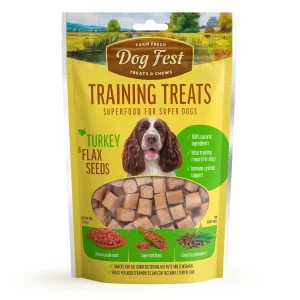 Dog fest snack de entrenamiento pavo y linaza