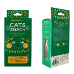 Cat snack - Galletas rellenas sabor atun con hierba gatera