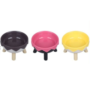 Plato elevado patitas de madera