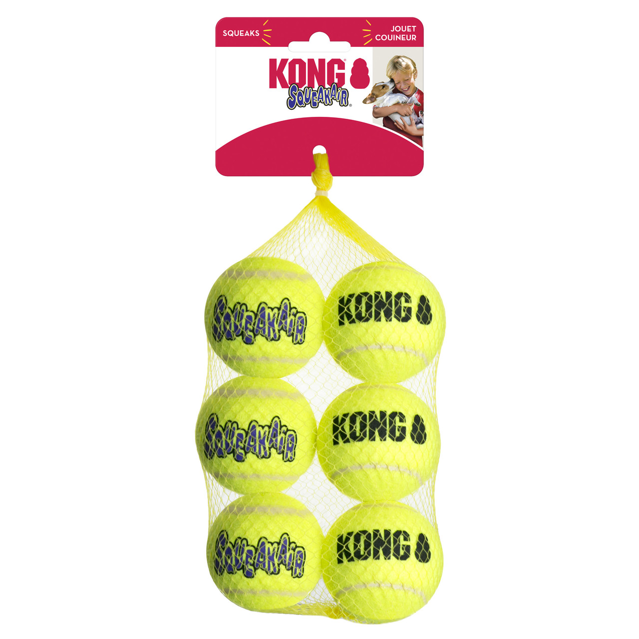 KONG - SqueakAir Ball 6u talla M