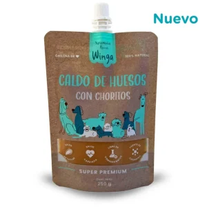 Winga - Caldo de huesos con choritos para perros