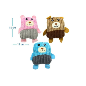 Peluche para perros osito cuadradito