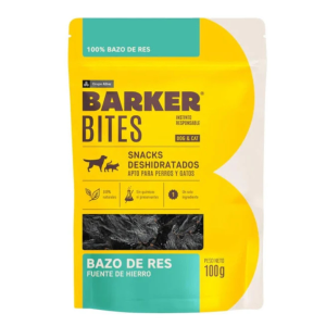 Barker Bites snack deshidratado bazo de res 100 gr
