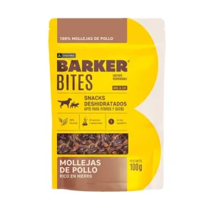 Barker Bites snack deshidratado mollejas de pollo 100 gr
