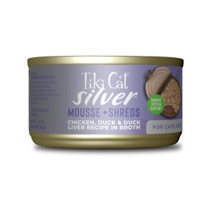 Tiki Cat - Silver pollo, pato e higado de pato