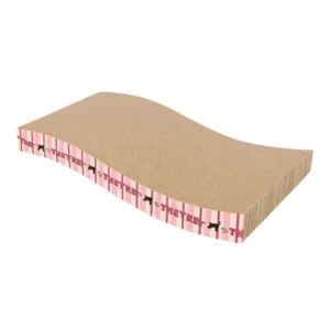 Rascador ondulado de carton 43x21x6cm