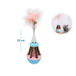 Juguete para gatos con palitos y de catnip y pluma