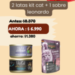 Tiki Cat - Pack 2 latas tiki cat + 1 sobre leonardo