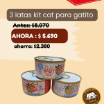 Tiki Cat - Pack lata para gatitos 3unidades