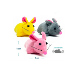 Ratoncito de peluche que vibra