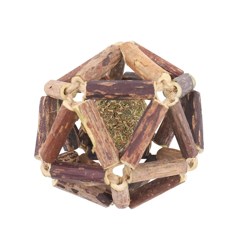 Hcb2bfd688345405192bb3d65c99d703eA-1 Wondercat - Bola de catnip en jaula de dental sticks - Imagen 1