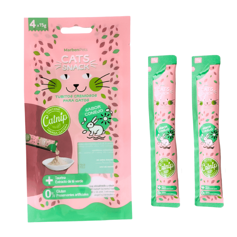 cats-snack-tubito-cremoso-conejo-con-catnip Cats snack - Cremoso sabor conejo con hierba gatera - Imagen 1