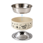 Comedero elevado para gato/perro pequeño Happy time - Imagen 2