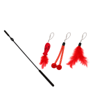 Varilla Wondercat Intercambiable pez, plumas y pompones