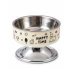 Comedero elevado para gato/perro pequeño Happy time