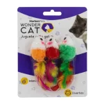 Wondercat - Set 3 ratoncitos con cola de pluma