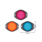Plato plegable mediano con asas