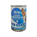 Pink - Lata alimento humedo receta de 3 pescados grain free 400 gr
